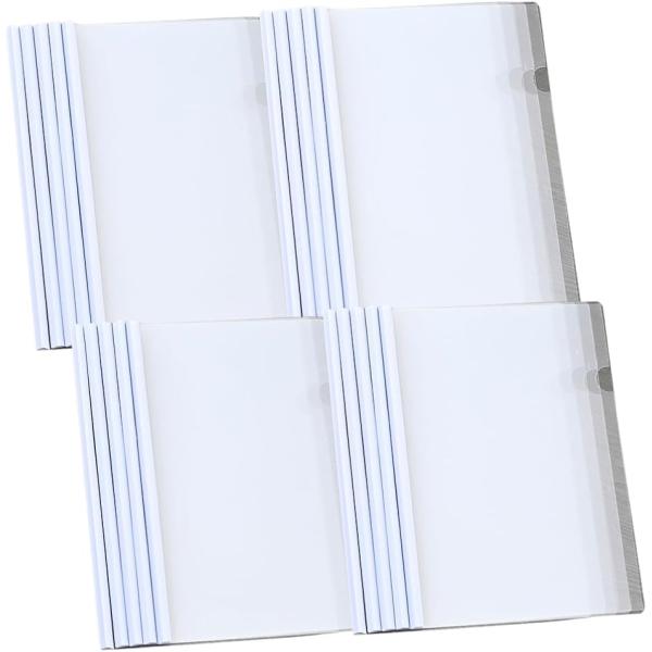 B5 ファイル レールファイル スライドファイル 最大50枚とじ 20冊セット(ホワイト,  B5 1cm幅)