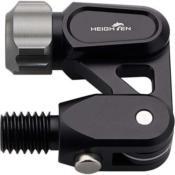 バリエーションコード : 2B9OKVO8WT「ロック機能」ロック解除ボタンで片手で簡単に操作可能 。0°と180°の2角度ロック可能。ボタン押しやすい、指痛くない。「規格」67g「材質」70航空アルミで軽量て強度高い。「対応寸法」12mm...