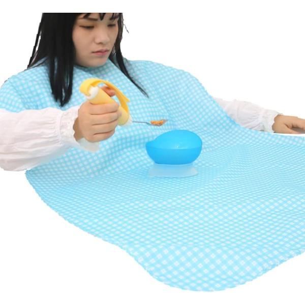 バリエーションコード : 2B9OSKXUR0この商品は、介護時に高齢者や患者が食事をする際に、食べこぼしの汚れを防止する介護補助具の食事エプロンです。「超大判ロングタイプ」大人用フリーサイズ。長さ110cm、幅80cmの超大判ロングタイプ...