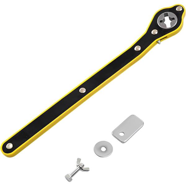 「省力設計でスムーズ」軽い力での作業が可能なパンタジャッキ用のレンチとなっており、女性の方でもスムーズな持ち上げ作業を実現します。突然のパンクや雪の日などの、タイヤ交換をしたい緊急時にぴったりです。「高炭素鋼素材」硬度と強度に優れた高炭素鋼...