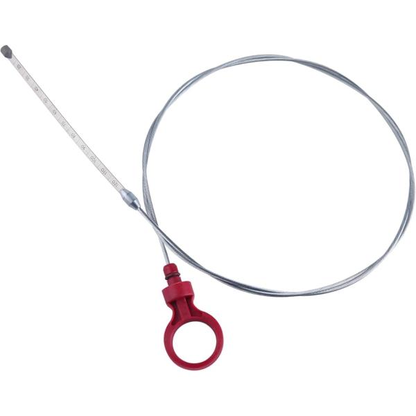 「材質」このオイルの浸された棒はステンレス鋼ワイヤー、さびないおよび反曲がること、通常の鉄およびアルミニウムと比較されるよりよい耐久性および優秀な性能から成っています。「ハンドルとOリングシール」ディップスティックの上部には、プラスチック製...