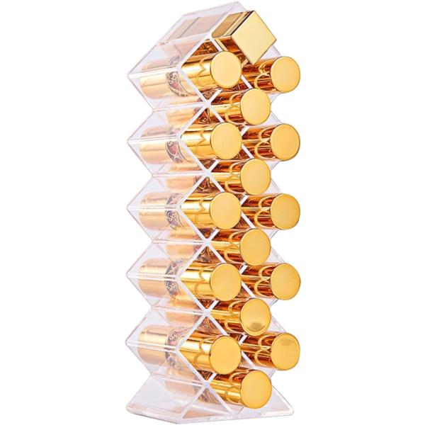 「キレイに並べられる」ネイルグッズをきれいに並べ、楽しいネイルライフをサポートする口紅収納ケースです。7つの階層になっている透明なアクリル製ディスプレイスタンドは、16本スッキリ収納できます.増えてしまいがちな口紅を、色別、ブランド別、種類...