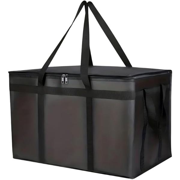 「便利に使える大容量」保冷・保温に優れたアルミ蒸着シートを採用。縦38cm・横56cm・高さ35cmの77リットル大容量・特大のクーラーバック。しっかり補強で耐荷重能力もUP、４つの持ち手も付いて荷物が多いお買い物やレジャーにもピッタリ。「...