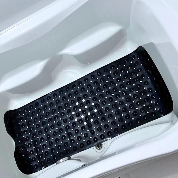 バリエーションコード : 2B9SKTLUCVキュッと止まる、ピタッとズレない、お風呂での転倒防止に役立つ滑り止め浴槽マット妊婦さん、赤ちゃん、お子様、お年寄り（高齢者、おじいちゃん、おばあちゃん）、介護する方（される方）が安心のお風呂タイ...