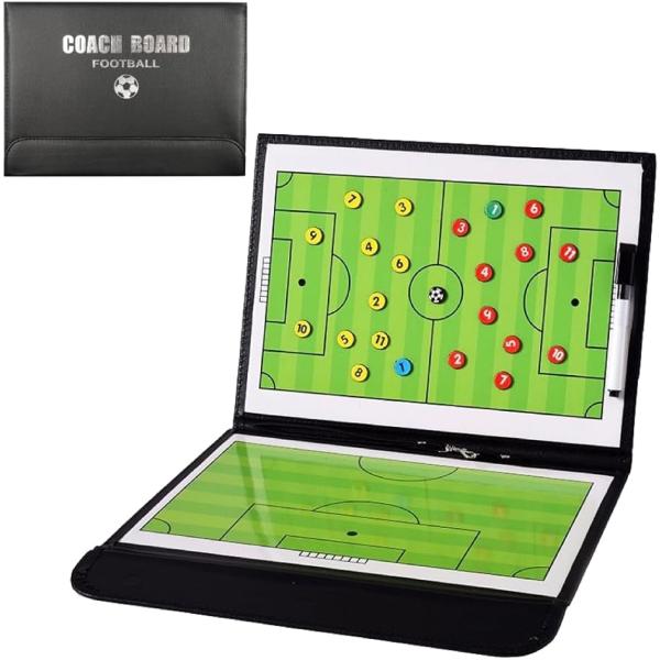 「サッカー戦術ボード」付属の水性ペンを使って戦術ボードに直接書き込めます。ホワイトボードのように繰り返し書き消しが可能です。選手に的確な指示を行え、サッカーの戦略・戦術・指導内容をチームで共有できます。「マグネット吸着で落ちない」強力なマグ...