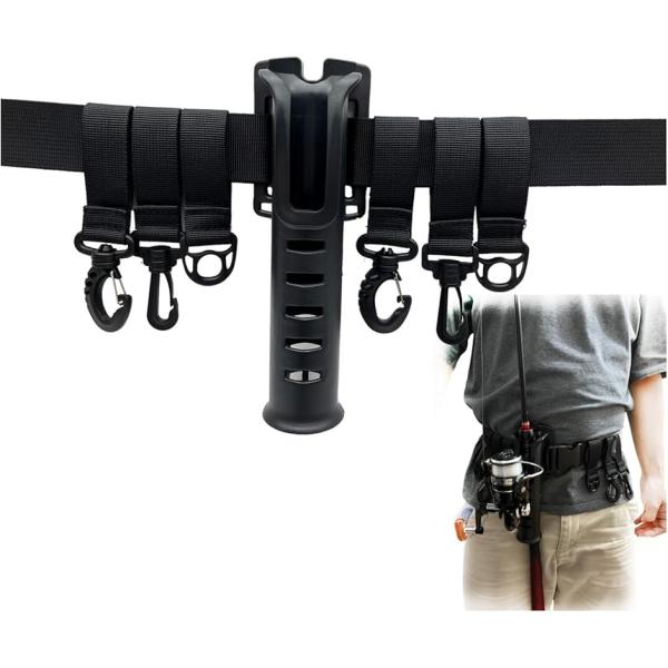 バリエーションコード : 2B9T38YYW5フィッシングベルトは、様々な釣り用品を腰に掛けられる汎用アイテムです。この釣りベルトには6つのフックが付いており小物管理に最適です。このウェーディングベルトは耐久性のある高品質のナイロンで作られ...