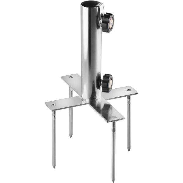 バリエーションコード : 2B9U0CLVJP「強力な保持力と耐久性」 高級亜鉛メッキ素材を使用したこのパラソルスタンドは、強力な保持力を発揮し、長く使える耐久性を備えています。風が強くてもパラソルがぐらつくことなく、しっかりと固定できるの...