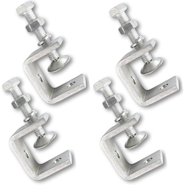 バリエーションコード : 2B9CFH4W9J木材、金属板などを組み立てたり、接着したり、溶接したりする作業の際、固定するのに便利なC型クランプです。このCクランプは耐久性に優れた304ステンレス製でコンパクトでさびにくく、傷がつきにくいの...