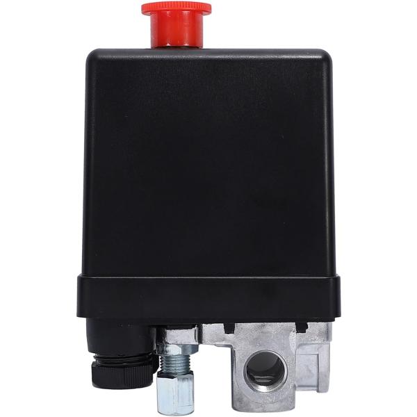 バリエーションコード : 2B9VO3LXWN「商品紹介」本製品は高性能・高耐久・多機能を兼ね備えたエアーコンプレッサー圧力スイッチです。１ポートタイプと4ポートタイプを選択いただけ、安全弁、圧力計、レギュレーターなど複数機能を一度に接続・...