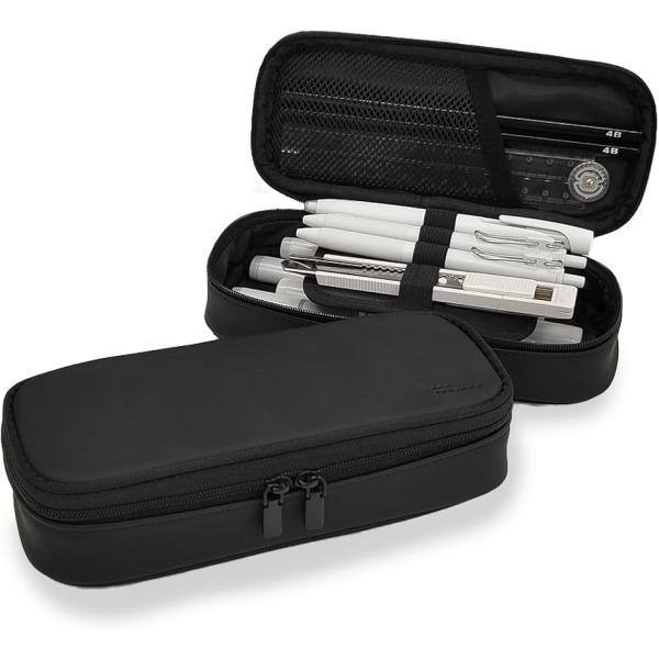 ＊デザインと素材 絶妙なサイズ感と使いやすさを追求した「ARASAWAペンケース」。マットな質感の素材が手にしっくり馴染み、高級感を演出します。シンプルながら洗練されたデザインで、学生からビジネスシーン、日常使いまで幅広く対応。長く快適にお...