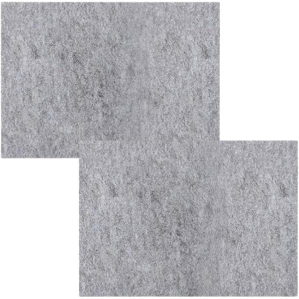書道 下敷き 習字 半紙 書道用品 フェルトマット 厚さ3mm 40cmx60cm 2枚セット(グレー,  40x60cm)