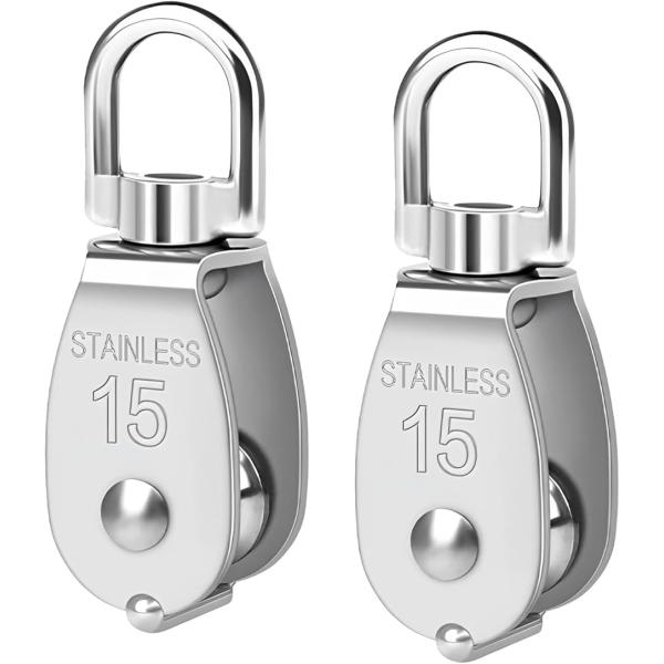 バリエーションコード : 2B9VYVTF69「360度回転設計」使用中のロープのねじれを防いでくれる360度回転設計となっており、スムーズな作業を実現。リング部分もとても頑丈なので抜群の安定感を発揮し、荷物等の吊り上げ・引っ張り作業に便利...