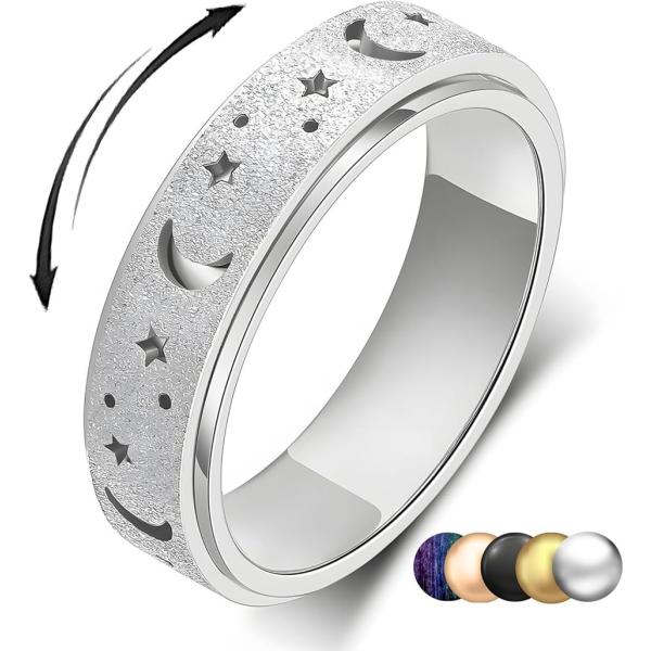 バリエーションコード : 2B9VO12U1J回転するリング、フィジェットリングです。緊張した時や集中を高めるために手や身体を動かすと手を動かすことにより、落ち着くことがあります。何かを手で触ったり動かすことで、爪を噛む癖や皮膚をつつく癖を...