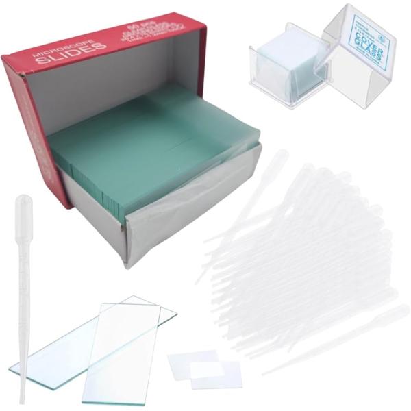 バリエーションコード : 2B9X39PHVGスライドガラスとカバーガラスとスポイト使い捨てのセットです。春休みや夏休みや冬休みの自由研究で顕微鏡を使用した提出や発表などの際の顕微鏡備品グッズとしてお使いください。植物や昆虫や動物などの組織...