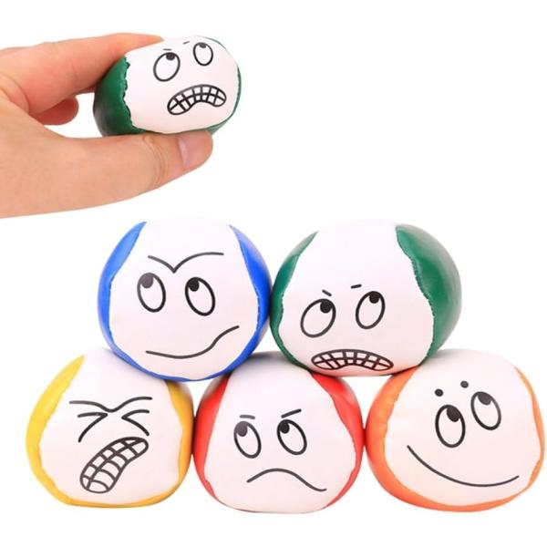 「ユニークなデザインで楽しさ倍増」5種類のユニークな表情が描かれたカラフルなジャグリングボールセット。色鮮やかなデザインが視覚的に楽しませ、他にはない個性的な演出を可能にします。新しいことを始めたいあなたにおすすめ。忘年会や学芸会、家庭内の...