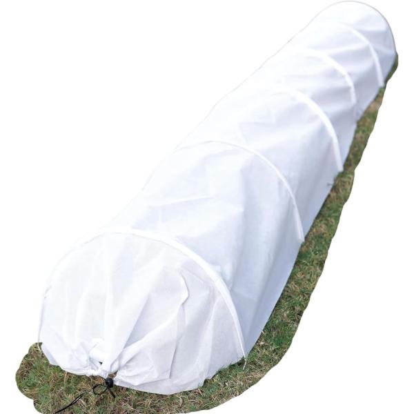 バリエーションコード : 2B9XQ9C3P9家庭菜園におススメのトンネル栽培セットです。被覆フィルムとアーチパイプのセットですので簡単にトンネル栽培ができます。設置後サイズは長さ300cm 幅45cm 高さ45cm。被覆は3種類、虫除け用...