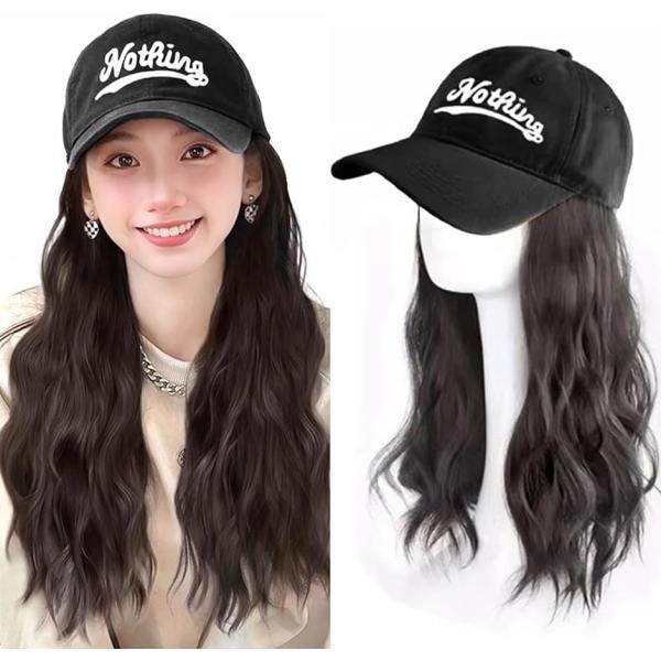 バリエーションコード : 2B9YXOLN3L装着簡単な帽子付ウィッグで楽々イメチェン可能です。キャップは、つば広設計で日よけ＆小顔効果抜群です。外出には欠かせないアイテムです。キャップの通気性良く、軽量なため、これからの季節に活躍するアイ...