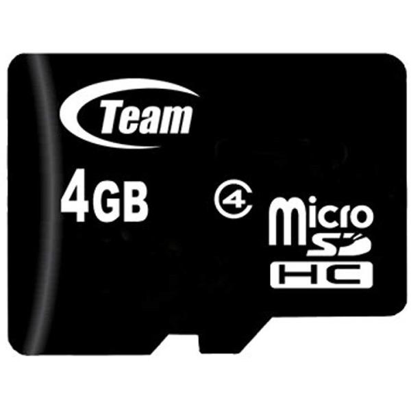 TEAMWp Micro SDHCJ[h Class4 4GB SDA_v^t[TG004G0MC24A]