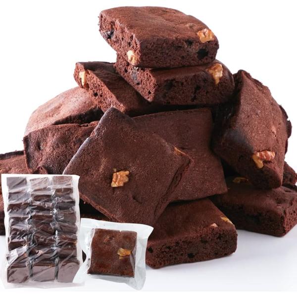 他サイト： 訳あり チョコブラウニー どっさり 濃厚 クーベルチュール アレンジも楽しい (1キログラム (x 1))の商品画像
