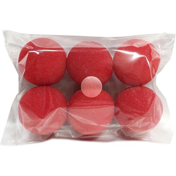 バリエーションコード : 2B6D0VWQQ5・《2個増量中 6＞8個》ピエロ仮装用 ボール状スポンジ6個セットです。2個増量で合計8個入り。 日本人スタッフが丁寧に検品と梱包をしています。・ピエロのコスプレやパーティーでの記念撮影に適して...