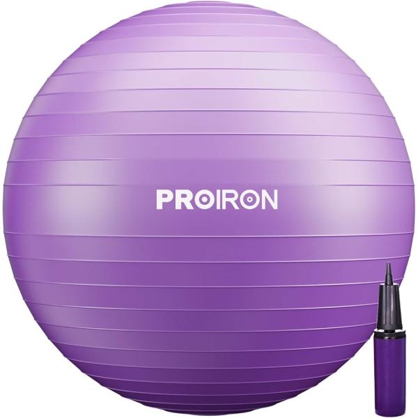 バリエーションコード : 2B8WLIN9LG・?［高品質素材］ PROIRONバランスボールは、高品質で厚い2mm PVCで作られています。3つのファッショナブルな色で利用できます。使いやすいハンドポンプも含まれています。・?「SGSによ...