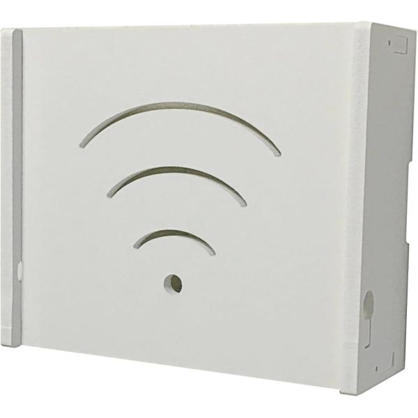 バリエーションコード : 2BFZ2E9R87・「用途」ご家庭やオフィスのルーターや配線を目隠しし、すっきりまとめて壁掛けにできる収納ボックスです。携帯、スマートフォンなどの充電ブースとしてのご利用にも最適です。・「機能」アンテナ付きのルー...