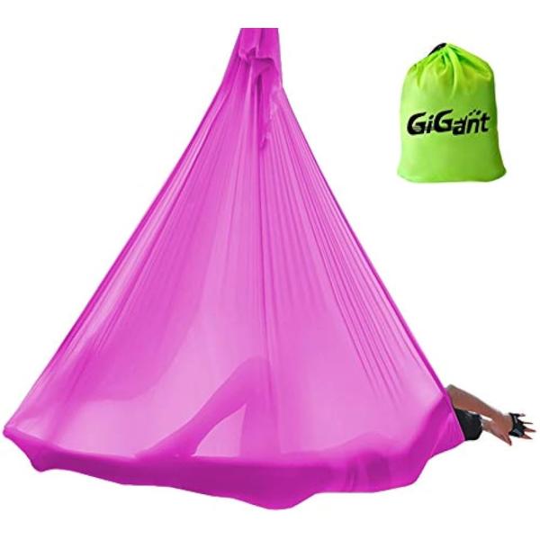 バリエーションコード : 2B82SO24VGGiGant 国内 エアリアルヨガ用ハンモック。ハンモックのみ欲しい方、追加でカラー違いがほしい方のご要望にお答えして待望の単体ハンモック。サイズ：約5ｍx幅約2.8ｍ 素材：ナイロン内容：本体...