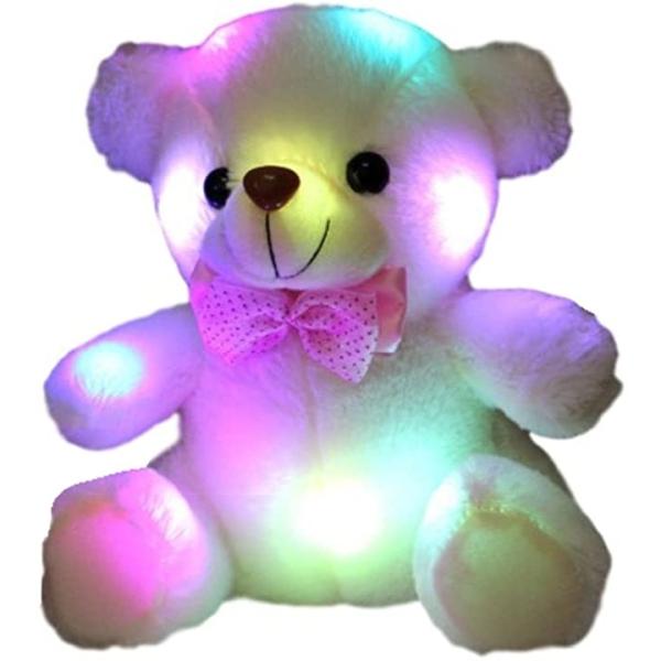 楽しく光る レインボー クマ ぬいぐるみ ふわふわ Led テディベア 誕生日 お祝い プレゼント 贈り物 ギフト ホワイト 2bfxhplzjz ホリックワークショップ 通販 Yahoo ショッピング
