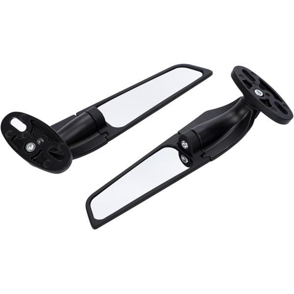 【互換品】nakira バイク カウル ミラー ウイング CBR250R CBR600RR ZX-25R ZX-4R