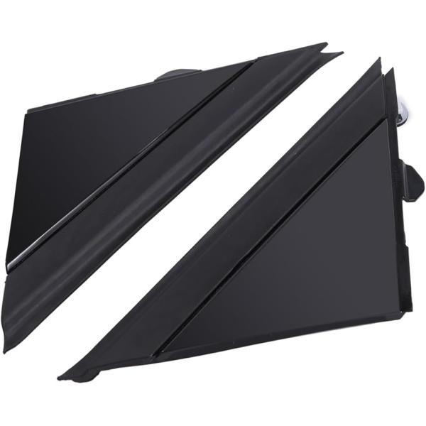 【互換品】FIAT フィアット 500 500C 312型 チンクエチェント Aピラー コーナー プレート 三角 左右セット ドア(艶あり)