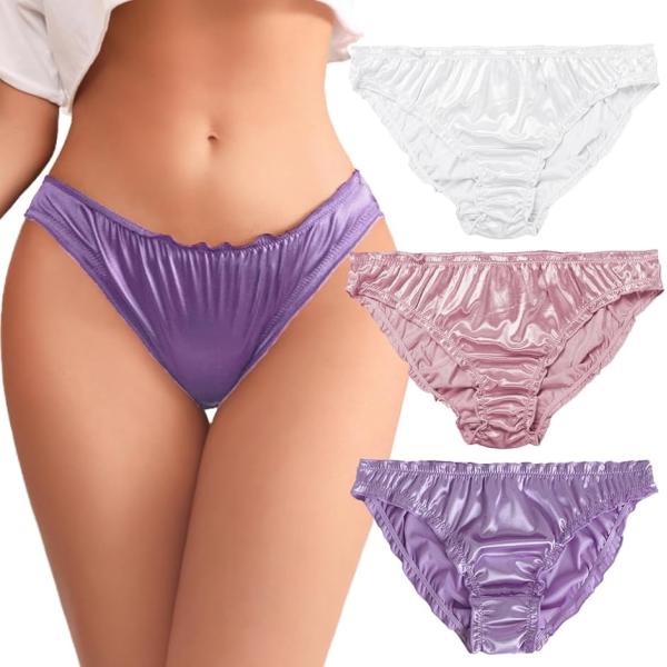 バリエーションコード : 2BJ883OH85「官能的な艶めきが美しいサテンパンティー」ソフトな肌触りと美しい光沢感が魅力のサテン生地。つやつやとした輝きが、大人の女性の魅力を引き立てます。フルバックタイプで大人の女性の美しいヒップライン ...