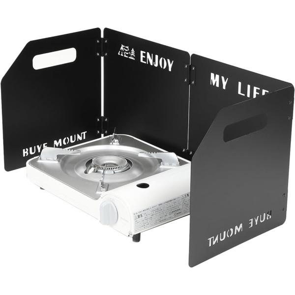 バリエーションコード : 2BJC6CKT95「快適なキャンプ体験」FISH-BOMBのウインドスクリーンは、風除けとなり安定した調理を可能にします。風防でコンロを守り火力を集中させることで、燃料の消費を抑え、効率的な調理を実現。キャンプで...