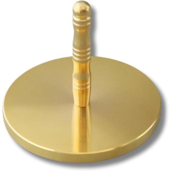 灰押さえ 仏具 小さい 模様 灰ならし 茶道具 香道具 直径6cm(直径6cmx高さ5cm)