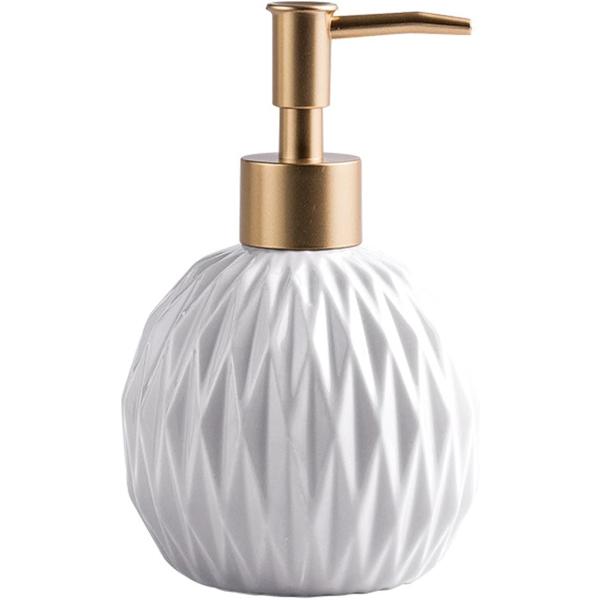 バリエーションコード : 2BJCPS5Y8Yエレガントなデザインの400ml容量ソープディスペンサー。6色展開で、どんなインテリアにもぴったり。普段お使いのものから変えてみることで、気分も変わること間違いなしのアイテムです。サイズ：高さ1...