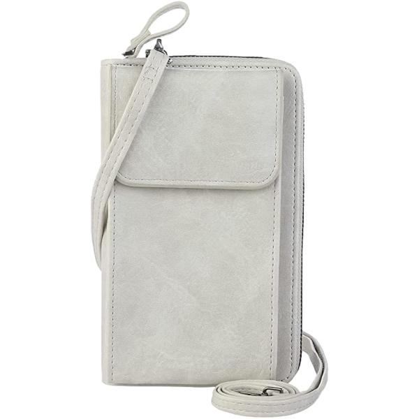 バリエーションコード : 2BJFDRP593小さいのに収納力があり、スマホがサッと取り出せるのでキャッシュレス決済もスムーズ。ボタン式スマホ収納だから大事なスマホを落とす心配も軽減。ファスナーポケット付きで小銭や鍵、ICカードなどをスマホ...