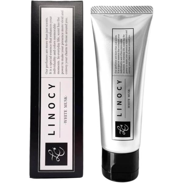 香水ほどキツイ香りではなく自然に香るのでシーンを問わず使えます。性別や年代問わず使える、清潔感のあるホワイトムスクの香り。アルコールフリー。クリーム状の香水なので量の調節がしやすく、持ち運びもしやすい。