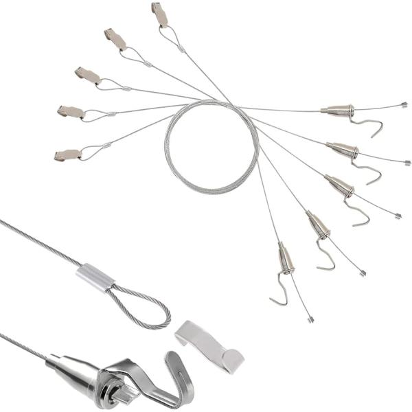 バリエーションコード : 2BJGHPNG1S「製品概要」 絵画やハンドメイド作品の展示に欠かせないフック付きのワイヤーです。ピクチャーレールなどに額縁や絵画を簡単に吊り下げることができます。「製品性能」長さ0.5m〜1.5mのステンレス製...