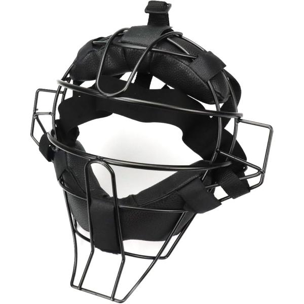 「安心の保護」野球やソフトボールのキャッチャー、審判員に最適なフェイスプロテクター。顔全体をしっかり守る設計で、プレー中の不意な衝撃からあなたを守ります。「快適な視界」視野、視界部分のフレーム縦幅は約５cmで目元のクッションを省きクリアな視...