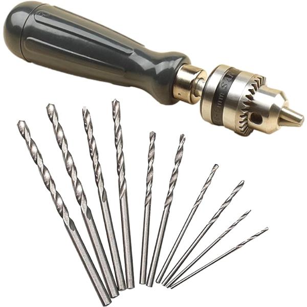 バリエーションコード : 2B93H60DU9・小さなネジの下穴を開けるのに電動ドライバーを使っていませんか。微妙に穴の位置がズレた経験ありませんか。ハンドドリルなら正確な位置決め、正確な下穴が開けられます。・丁番、ヒンジなどの取付には正確...