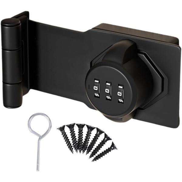 バリエーションコード : 2BJLTWFJR9商品内容：3桁ダイヤル式ドアロック 直線タイプ/L字タイプカラー：黒色/銀色素材：亜鉛合金製・ステンレスサイズ：商品詳細画像の各サイズを必ずご確認の上お求めください付属品：番号設定用押しピン1・...