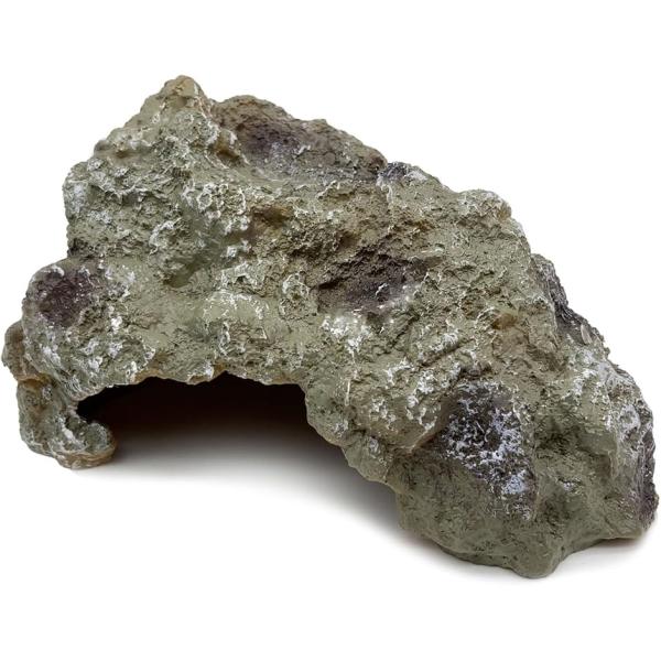 他サイト： 爬虫類シェルター ロックシェルター 隠れ家 トカゲ 亀 両生類(ブラウングレー,  中サイズ)の商品画像