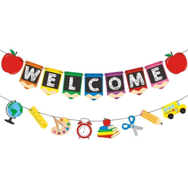 誕生祝いパーティー、保育園飾り、入園式、入学式など特別なイベントにぴったりの飾りつけセットです。カラフルなバナー、可愛らしいデザインが会場を華やかに彩ります。「高品質」高品質な材料を使用しており、無毒かつ無味であり、丁寧に縫製されています。...