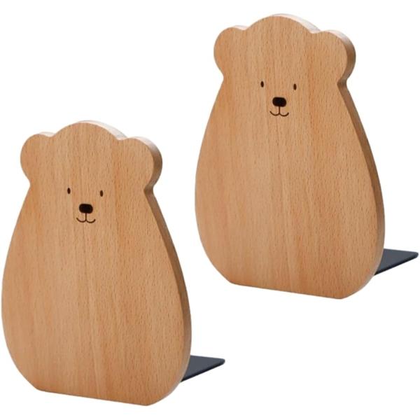 バリエーションコード : 2BJPQ8X0K9この木製ブックエンドは、可愛いクマの形をしており、暖かみのある手触りと機能性を兼ね備えています。本をしっかりと支え、整理整頓に役立ちます。木目調デザインがとてもお洒落で、お部屋のインテリアにもぴ...