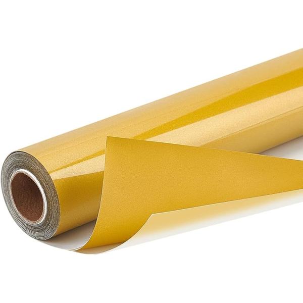 バリエーションコード : 2BJQTQORDOサイズ詳細：幅約305mm、厚さ0.1mm、約10フィート（約3m）/巻。色：ゴールド。高品質素材: この熱転写フィルムは高品質なプラスチックで作られており、日常使用のニーズを満たすためにさまざ...