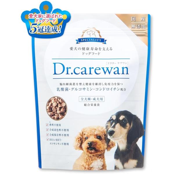 国産ドッグフード 小型犬 涙やけケア 乳酸菌配合 グルコサミンコンドロイチン 鰹節風味 1000g
