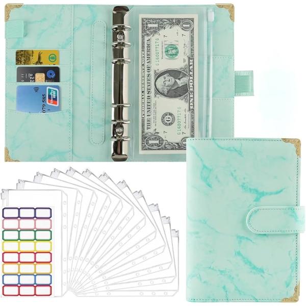 バリエーションコード : 2BJRKLFIKC「大容量予算バインダー」手帳カバー（6穴リングルーズリーフバインダー）、ファスナー付きPVC素材のファイル12枚、ラベル24枚が含まれる。予算管理バインダー一式です。「ラクラク予算管理」月間のお...