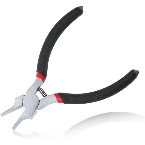 用途：直角に曲げたり、平らなビーズや所見をつかむのに最適なフラット・ノーズ・プライヤー。金属シートやワイヤーを希望の形に曲げることができる。小さな物体の把持、ループの開口、ワイヤーの成形と操作、ビーズ・ジュエリーの加工、電子部品の作成などに...