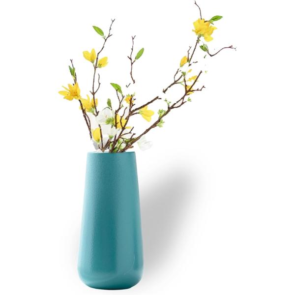 バリエーションコード : 2BJS0TFYKW安定感抜群、使い勝手抜群で上品な陶器の花瓶（フラワーベース）高さ：約20cm、口径約6.5cm、底部幅約9.4cm 高さ20cmなのでスタンダードなサイズです大きめで飾りやすい形状：口が広く、お...