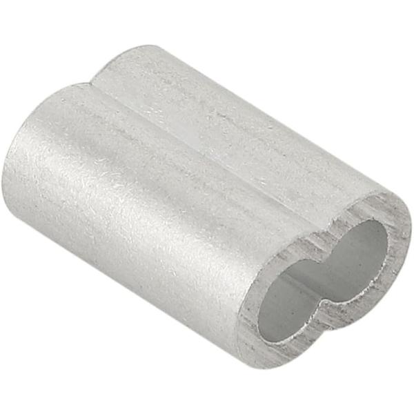 バリエーションコード : 2BJUUK9F4G「使いやすいダルマ型」ワイヤーロープの端部処理に使いやすいダルマ型のアルミスリーブです。強度が高く、摩耗が少なく、安定した接続が可能なため、高い信頼性が求められる産業機械や建築構造物など、様々な...