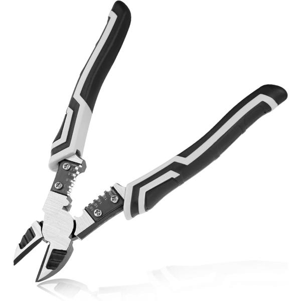 バリエーションコード : 2B2WH9SV1P「用途」耐久性のある頑丈な側切りペンチは、鋼線、銅線、鉄線を切断することができ、薄いプラスチックを切断することもできます;電線、製造、および通信機器、小型家電製品などを修理する電気技師のための非...